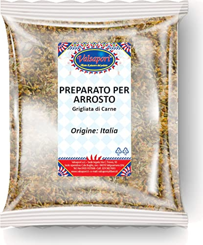 Preparato per Arrosto (Busta da 100g) - Blend di Spezie 100% Naturale per Carne alla Griglia Arrosti e Barbecue Aroma Intenso e Speziato Qualità Premium Senza Additivi (Preparato per Arrosto)