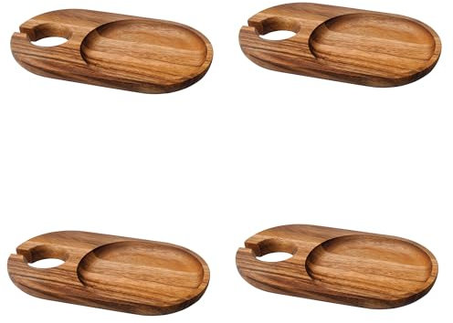 Ironwood Gourmet Plaques cocktail 28308 jeu de 4