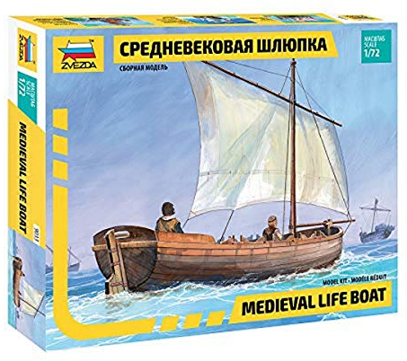 1/72 mittelalterliches Rettungsboot