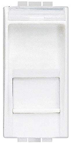 BTicino N4279C6S Prise RJ45 Livinglight, Catégorie6 STP, Blanc
