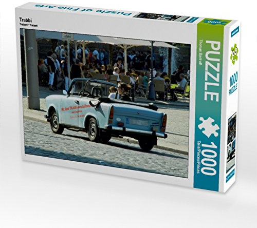 CALVENDO Puzzle Trabbi 1000 Teile Puzzle quer | Lege-Größe cm Foto-Puzzle für glückliche Stunden