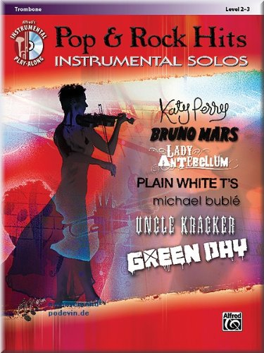 Pop & Rock Hits Instrumental Solos Trombone - Posaune Noten [Musiknoten]