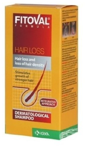 Fitoval Dermatologisches Shampoo gegen Haarausfall mit Glycogen, Weizen Peptiden, Extrakten aus Rosmarin and Arnica 200ml