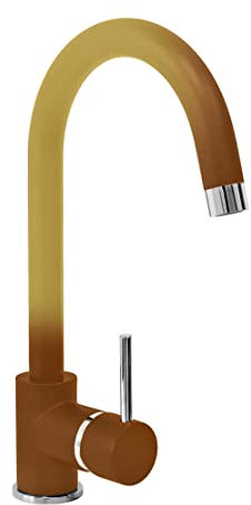 Miscelatore lavello cucina Plados PETRAMIX monocomando con canna tubolare - Terra di Francia