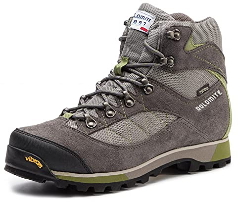 Dolomite 248115 Unisex-Erwachsene Trekking- & Wanderstiefel, Graphite Grey/Olive Green, 42.5 EU