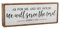 Paris Loft Holzschild As for Me and My House We Will Serve The Lord, rustikales Wandschild aus Holz, Landhausdekoration, christliches Deko, Bibelvers