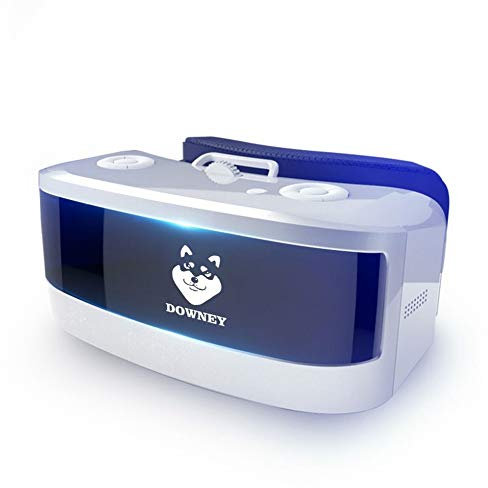 MU Vr Eine Maschine Oder Augen Virtual Reality 3D Körper Brille Kopfbedeckung Rv Helm Augen 4 K Spiel Maschine Helm Ausrüstung Ar Smart Home Indoor,Weiß,Einheitsgröße