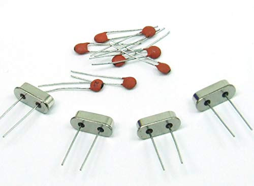 POPESQ® 1 Stk. x Kit Quarz 25 MHz mit Kondensatoren #A220