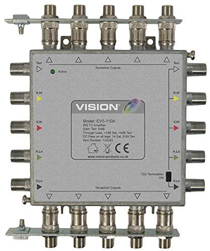 Ev5-110A Irs TV Amplifier, Plug Type UK, Aerial/Satellite Amplifiers & Distribution