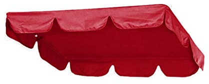 95sCloud Ersatzdach Gartenschaukel Universal Hollywoodschaukel 2 Sitzer (142x120x18cm)/3 Sitzer (164X114X15CM) UV Ersatz Bezug Bettfunktion Liegefunktion Schaukel Sonnendach Schaukel (142x120x18cm)