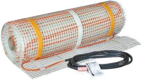 200 Watt PREMIUM Fußbodenheizung elektrisch Fliese Bad Heizmatte 1,0 m² | 200 Watt | 2,0 x 0,5 m OHNE Thermostat