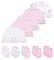 Kiddiezoom Neugeborenes Baby Beanie Mütze und Kratzfäustlinge Set