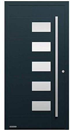 Hörmann Haustür ThermoSafe - anthrazit - BxH: 1000x2100 mm - DIN Rechts - Motiv 797