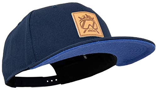 Jumping Bird Baseball Cap Unisex Ischgl • Outdoor Snapback Cap Ski • Individuell verstellbar und leicht abwaschbar • Kappe aus 80% Baumwoll Dunkelblau
