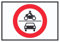 HB-Druck Durchfahrt verboten Krad und PKW Symbol Schild A3 (297x420mm)