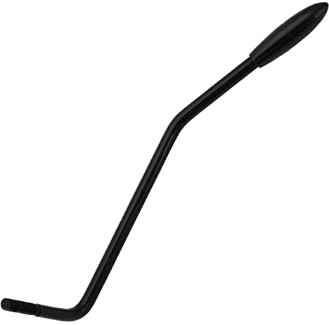 Musiclily Pro 4,8mm Enroscar Acero Palanca de Vibrato Trémolo Arm para Guitarra Eléctrica estilo Import Strat, Negro con Pivote Negro