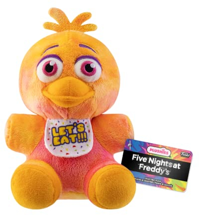 Funko Plush: Five Nights at Freddy's (FNAF) Tiedye - Chica The Chicken - Plüschtier - Geschenkidee Zum Geburtstag - Offizielle Handelswaren - Gefüllt Plüschtiere Für Kinder und Erwachsene