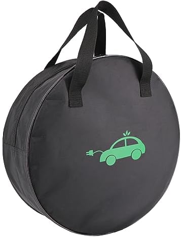 MCEVKELN EV Cable Bag Sac de Transport de Câble de Charge de Voiture électrique pour Câbles de Type 2 et Type 1 et Organisateur pour Tous Les Câbles et Extensions (Polyester 1680D)