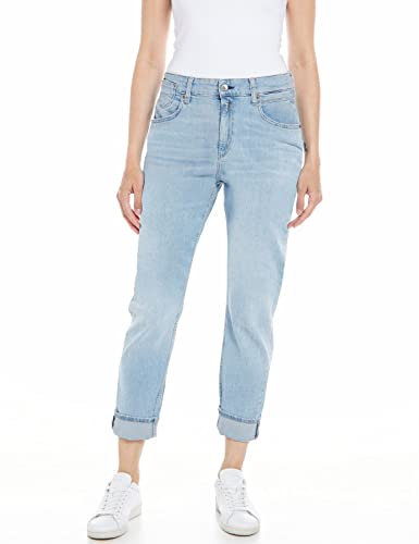 Replay Damen Jeans Marty Boyfit Bio, Light Blue 010 (Blau), 26W / 32L