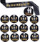 14Pcs JGA Deko Männer,Bräutigam Schärpe Abzeichen Bräutigam mit 12 Team Bräutigam Buttons,Junggesellenabschied Lustige Geschenkidee Bräutigam Junggeselle Geschenk Bachelor Party Witziger Scherzartikel