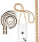 Pnakqil Coque avec Cordon pour Apple iPhone 13/14 6,1, Étui de Téléphone avec Lot de 2 Chaine métallique Bandouliere Collier Corde, Transparente TPU Souple Antichoc Bumper Housse, Lanyard 3