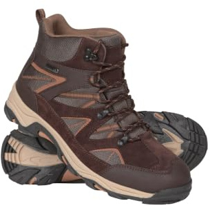Mountain Warehouse Rapid Mens Waterproof Walking Boots | Breathable & Durable Rain Footwear, Deep Lugs for Great Grip, Cushioned Footbed for All-Day Comfort, Idea for Hiking, Walking