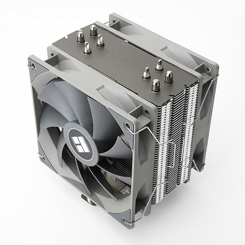 Thermalright Assassin Spirit - Enfriador de aire para CPU 120 V2 Plus, 4 tubos de calor, ventilador silencioso PWM doble, enfriador de CPU para computadora AMD AM4 AM5/Intel 1700/1150/1151/1200 (AS120