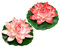 Housoutil 2st Künstlicher Lotus Künstliche Teichpflanzen Koi-teich-blumendekor Simulationsanlage Gefälschte Lotusblumen Seerosenblätter Lotusblumendekor Dekorative 28c Eva Lotus Blatt