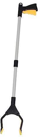 JECOMPRIS Tragbarer Müllklammer Greifer Aus Abs Aluminiumlegierung Und Tpr Faltbar Für Drinnen Und Draußen Müllclip Werkzeug Zur Müllaufnahme Und Haushaltsreinigung Geeignet Für Ältere Menschen