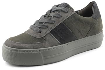 Paul Green Damen Pauls, Frauen Low-Top Sneaker,straßenschuhe,Strassenschuhe,Sportschuhe,Freizeitschuhe,Turnschuhe,Laufschuhe,Grau (Titan/Iron),37.5 EU / 4.5 UK