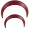 Forcina per Capelli a Forma di Luna, Bastoncino per Capelli a Forma di Mezzaluna Sicuro in Legno Intagliato Alla Moda per Donne per Capelli Lunghi (Saluaquife7h6r895z-12)