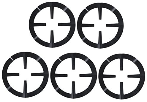 Veemoon 5pcs Coffee Pot Holder Stove Stand for Kitchen Pot Cup Burner Grate Heat Resistant for Gas Hob Rack