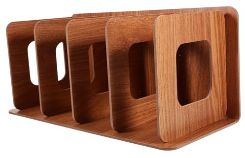 Homoyoyo Supporto Per Cd in Legno Per Conservare Salvaspazio Per Soggiorno E Sala