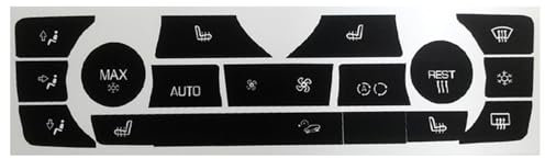 JINQFENG Adesivi per Pulsanti Multifunzione, per BMW E90 E91 E92 330I 2006 2007 2008 2009 2010 2011 Adesivi per Luci per Auto Interruttore