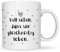 KÜSTENGLÜCK Tasse mit Spruch „Voll schön, dass wir gleichzeitig“ Geschenk für Frauen, Tasse Freundin, Geburtstagsgeschenk – Keramik Tasse 330 ml