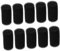 FONDOTIN 10pièces Rouleaux Mousse Noire De Remplacement pour Éponge De Filtre Accessoires pour Aquariums Et Tanks à Poissons