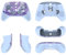 Custodia protettiva con impugnatura in silicone per Gamesir Cyclone 2 Pelle per controller di gioco wireless Anticaduta Antipolvere Manicotto protettivo morbida ed ergonomica (Blu)