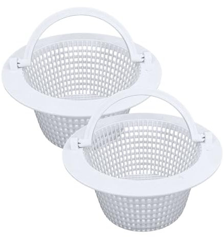 2 Pièces Panier De Skimmer, 15.8cm Panier Filtrant De Piscine avec Poignée Accessoires De Filtre pour Enlever Les Feuilles Et Nettoyer La Piscine