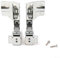 Feeshoppher Integrated Metal Door Hinge Set For Refrigerators Complete Left & Right Pair 22×5.5cm Replacement Set