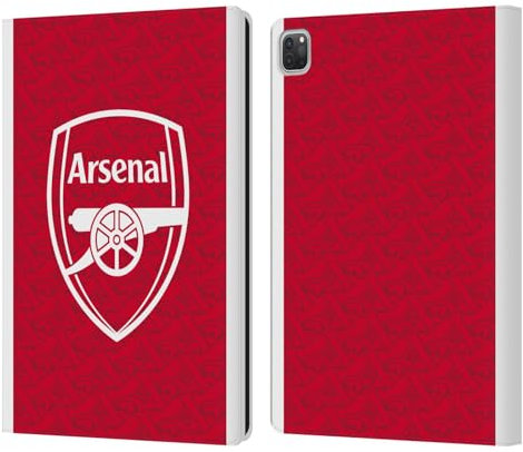 Head Case Designs Licenza Ufficiale Arsenal FC Home Kit 2025/26 Custodia Portafoglio in Pelle Compatibile con Apple iPad PRO 12.9 2020/2021/2022