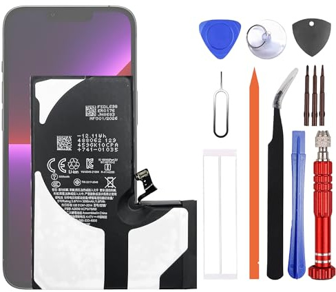 VUXYIT A2656 kompatibel mit iPhone 13 Pro Ersatzakku mit Reparatur-Werkzeugsatz