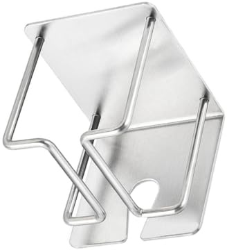 Wandhalterung Wandmontiert aus Edelstahl, Silber, für Elektrorasierer | Halterung Rasierer Dusche, Wandmontierter Organizer für Badezimmer, Einfaches Design