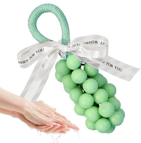 Grape Soap On A Rope – 220g Natural Moisturising Bar With Scent, Aromatherapy Cleanser For Body, Hands, Feet And Laundry – Gentle Skincare For Women And Men