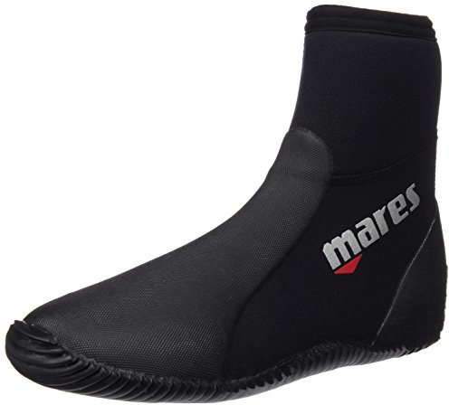 Mares Unisex Dive Boots Classic NG 5 mm, black/grey, 43 (US 10), 41261910050