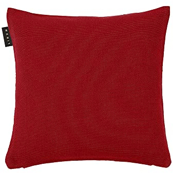 LINUM Pepper Premium Kissenhülle 40x40 cm, 100% Baumwolle, Maschinenwaschbar, Rot