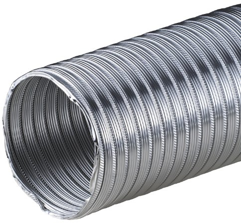 Alu-Flex-Rohr 3 m Flexrohr Ø 140 mm 140mm Alurohr Flexschlauch Schlauch Aluminium Aluflexrohr flexibles Aluminiumrohr Aluflex Hitzebeständig AF