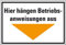 LEMAX® Hinweisschild Hier hängen Betriebsanweisungen aus, gelb, Kunststoff, 300x200mm