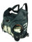 Kumixi W6802Z Rucksackhandtasche Damenrucksacktasche Batik versch. Farben 40x33x16 (blau petrol)