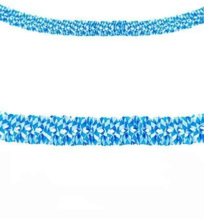 W WIDMANN MILANO Party Fashion 05330 - Bayerische Boa Girlande, circa 3,5 m, Dekoration, Wanddekoration, Mottoparty, Karneval, Bierfest