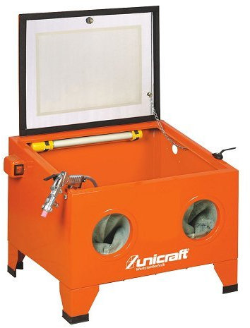 Unicraft 6204000 Sabbiatrice, Modello SSK1, Volume Cabina 90 Litri